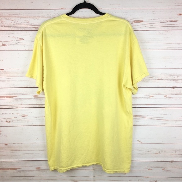 Pink Floyd Yellow Graphic Shirt by Forever 21 Sz L - Picture 5 of 5